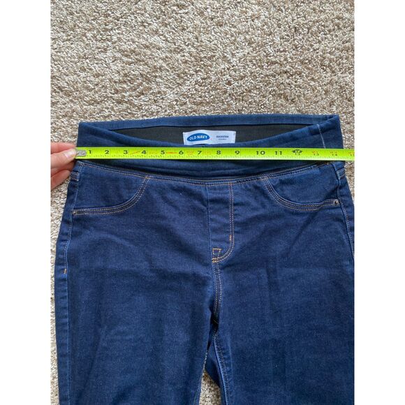 Old Navy Rockstar Jeggings Dark Wash Pull On Jeans Womens 4 Blue - Picture 5 of 7